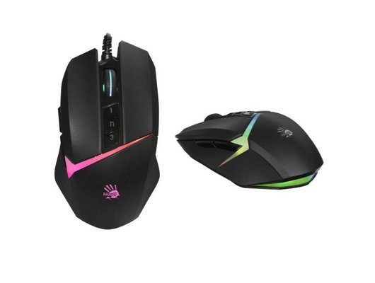 Мышь проводная игровая A4Tech Bloody W60 Max черный (W60 MAX STONE BLACK)